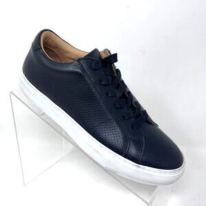 GREATS Brooklyn Royale Womens Size 7 Black Perforated Trainer Fashion Sneaker